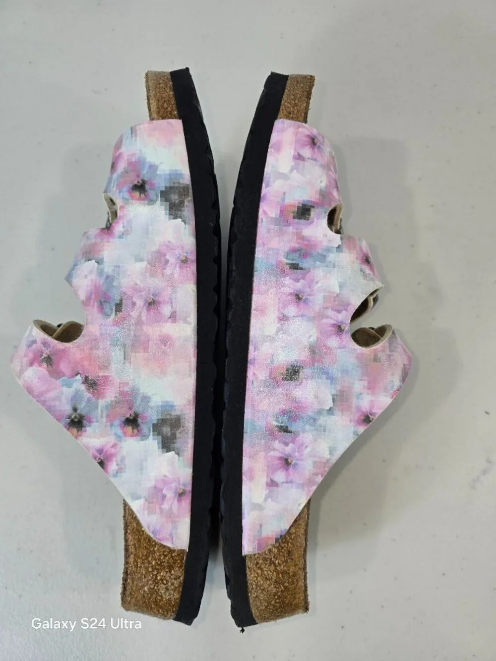 Papillio Florida sandals with rose pattern women's size 10 - Picture 6 of 9